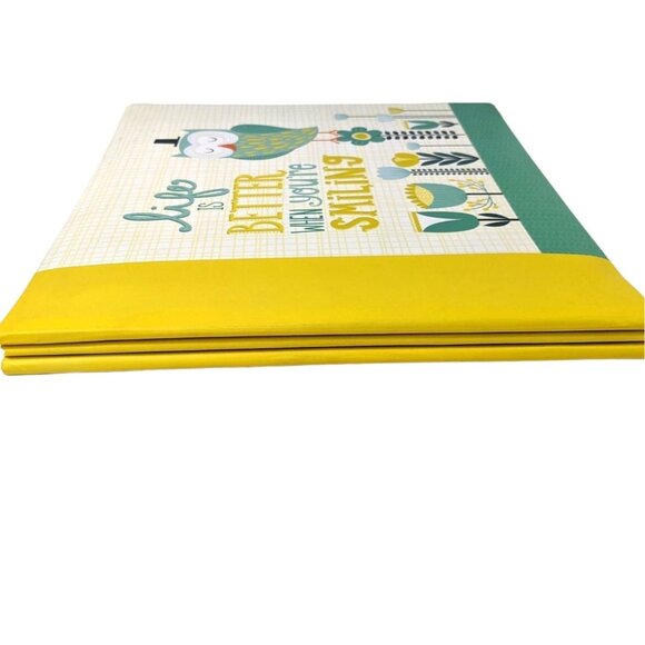 Owl-Themed Scrapbook Album "Life Is Better When Youre Smiling" 9.5" x 9.5" C205 - Picture 3 of 6